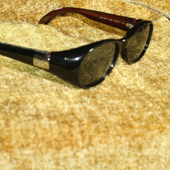 Dolce & Gabbana DG 2037 330 Black Sunglasses 52 17 [] 140 - FRAMES ONLY - Picture 1 of 7